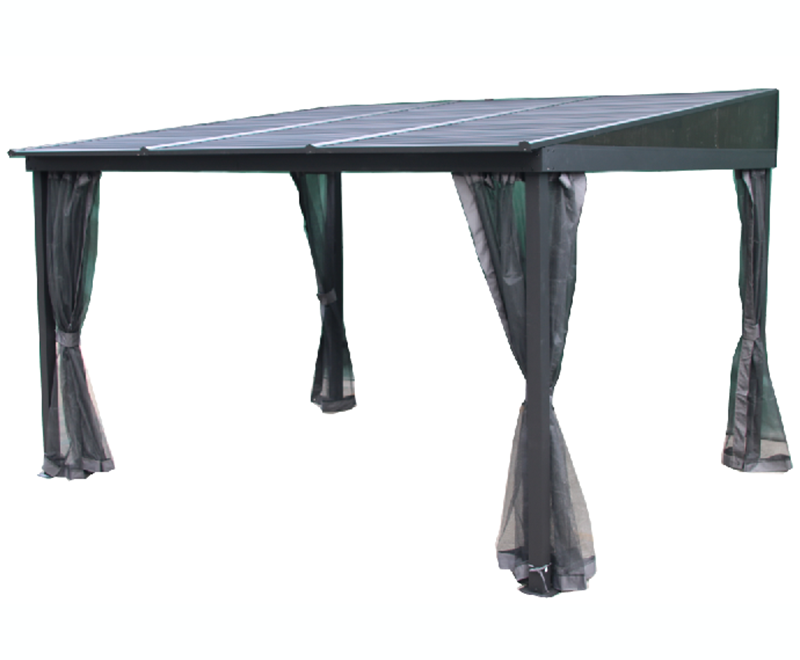 3x3.6m 철판 지붕 벽걸이형 차양